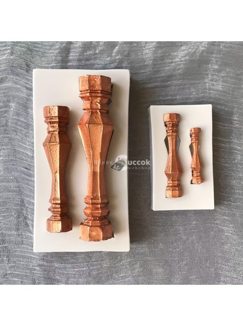 Sokoldalú szilikon oszlopforma cukorkákhoz, csokoládéhoz és kézműves tevékenységekhez