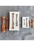 Sokoldalú szilikon oszlopforma cukorkákhoz, csokoládéhoz és kézműves tevékenységekhez