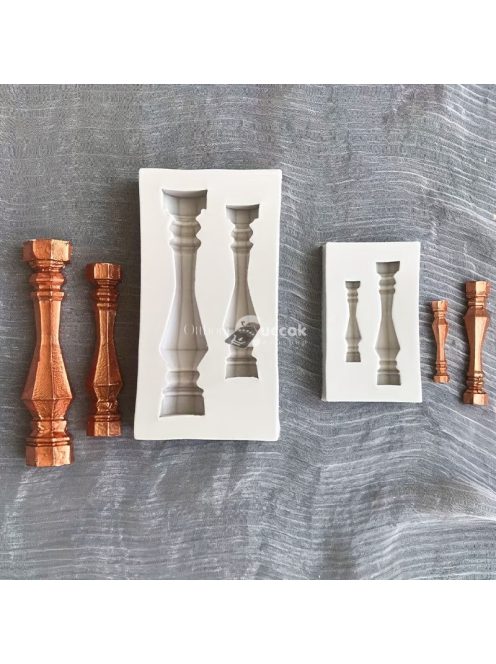 Sokoldalú szilikon oszlopforma cukorkákhoz, csokoládéhoz és kézműves tevékenységekhez