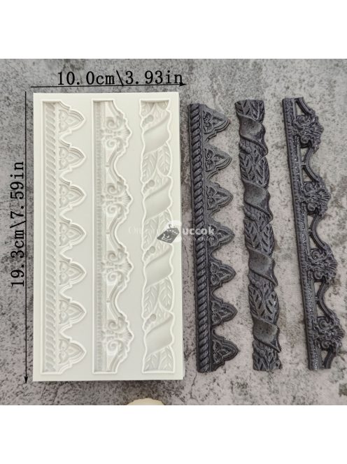 Szilikon Szegélyforma Tortadíszítéshez