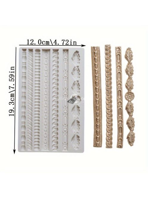 Szilikon Szegélyforma Tortadíszítéshez