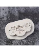 Virágfüzér csokor csokoládé forma, 3D szilikon forma