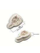 Virágfüzér csokor csokoládé forma, 3D szilikon forma