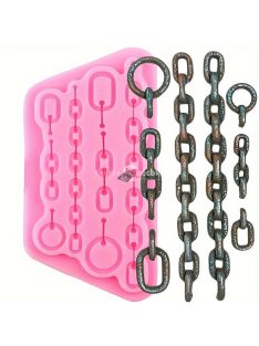 Lánc Szilikon Forma Torta díszítéshez