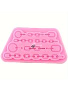 Lánc Szilikon Forma Torta díszítéshez