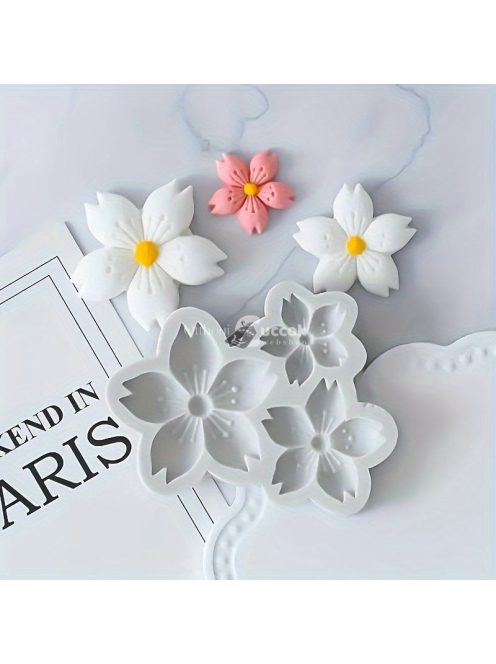 Cseresznyevirág szilikon formakészlet