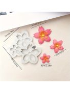 Cseresznyevirág szilikon formakészlet