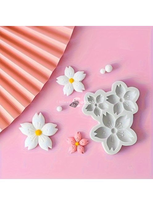 Cseresznyevirág szilikon formakészlet