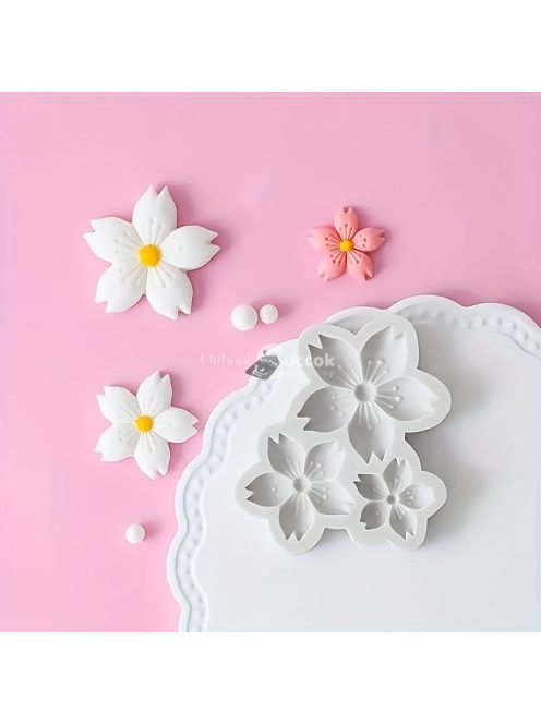 Cseresznyevirág szilikon formakészlet