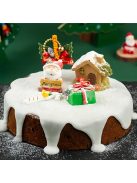 Vintage Karácsonyi Szilikon Tortaforma