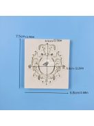 Szilikon csokoládéformák - Vintage keret design