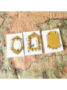 Szilikon csokoládéformák - Vintage keret design