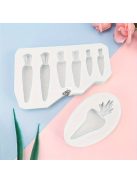 Aranyos Répa Szilikon Öntőforma Tortadíszítéshez