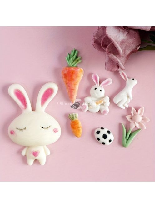 Aranyos Répa Szilikon Öntőforma Tortadíszítéshez