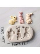 Aranyos Répa Szilikon Öntőforma Tortadíszítéshez