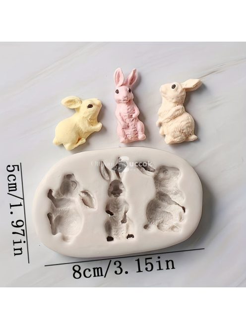 Aranyos Répa Szilikon Öntőforma Tortadíszítéshez