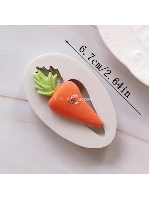 Aranyos Répa Szilikon Öntőforma Tortadíszítéshez