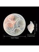 Szilikon kagyló alakú díszítő forma