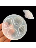 Szilikon kagyló alakú díszítő forma