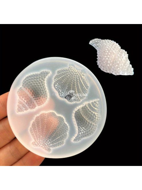 Szilikon kagyló alakú díszítő forma