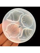 Szilikon kagyló alakú díszítő forma