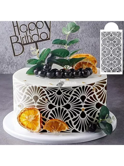 10 DB/készlet, tortasablon, tortadíszítő sablonok