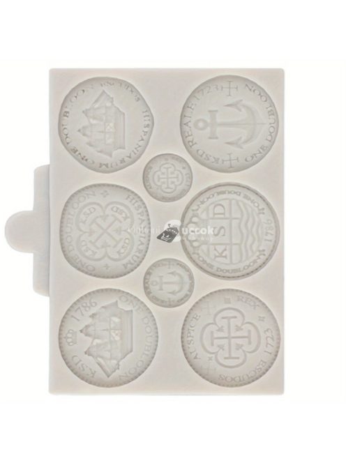 Szilikon kincses érme formák sütéshez