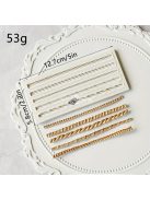 Szilikon barokk stílusú torta sablon - díszítő elem