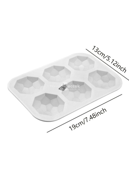 3D-s gyémánt kő szilikon forma