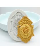 Vintage Baroque Scroll Relief csokoládéforma - 3D szilikon forma