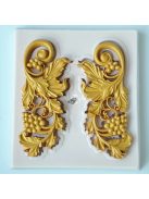 Vintage Baroque Scroll Relief csokoládéforma - 3D szilikon forma