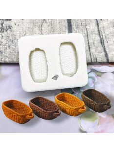   3D Szilikon Kosár Alakú Öntőforma Cukorkához, Csokoládéhoz
