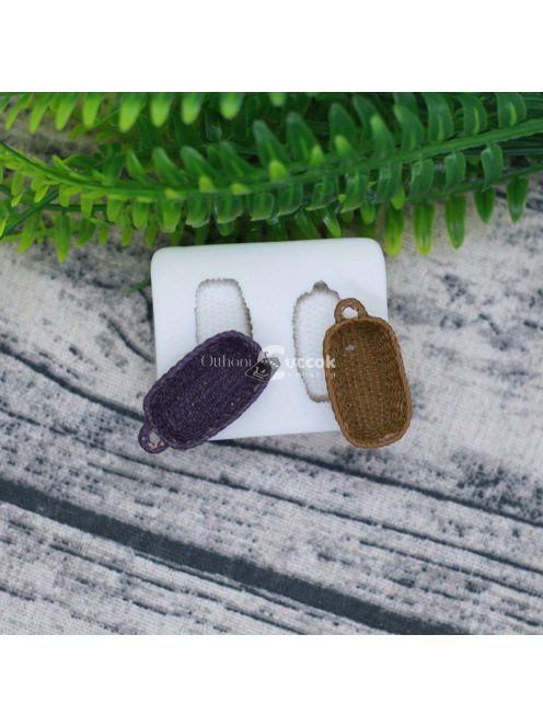 3D Szilikon Kosár Alakú Öntőforma Cukorkához, Csokoládéhoz