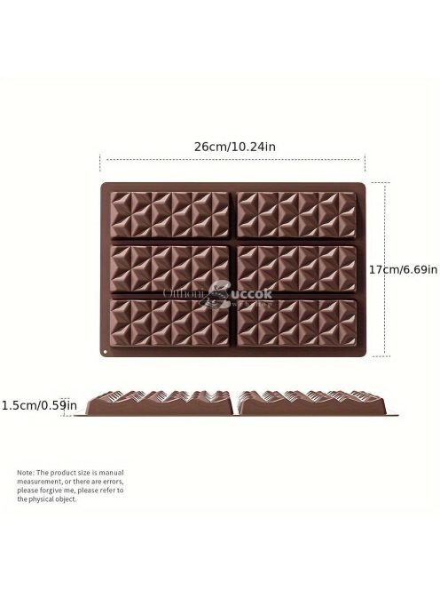 Szilikon csokoládé szalag forma