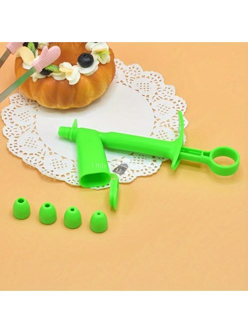 5 darabos tortadíszítő készlet gyöngy applikátorral