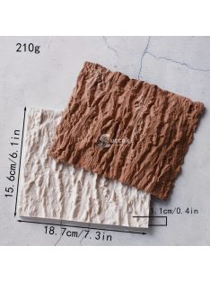   3D szilikon fakéreg csokoládéforma – Valósághű fatönk-kialakítás