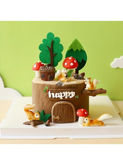 3D szilikon fakéreg csokoládéforma – Valósághű fatönk-kialakítás