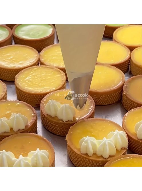 Rozsdamentes acél kerek tarte forma, lyukas francia tészta forma