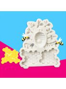 Méhkas és méhsejt szilikon cukorkaforma