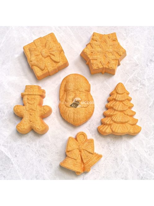 Karácsonyi szilikon tortaforma készlet