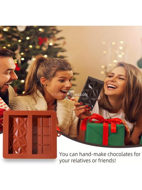 Nagy Szilikon Csokoládé Szelet Forma