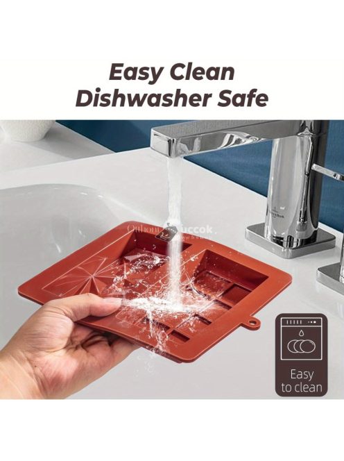 Nagy Szilikon Csokoládé Szelet Forma