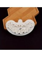 Karácsonyi koszorú csokoládéforma