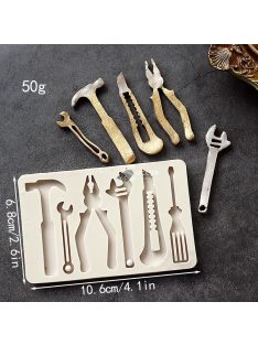   Steam Punk csokoládéforma - 3D kalapácsok, fogók, csapok és egyebek