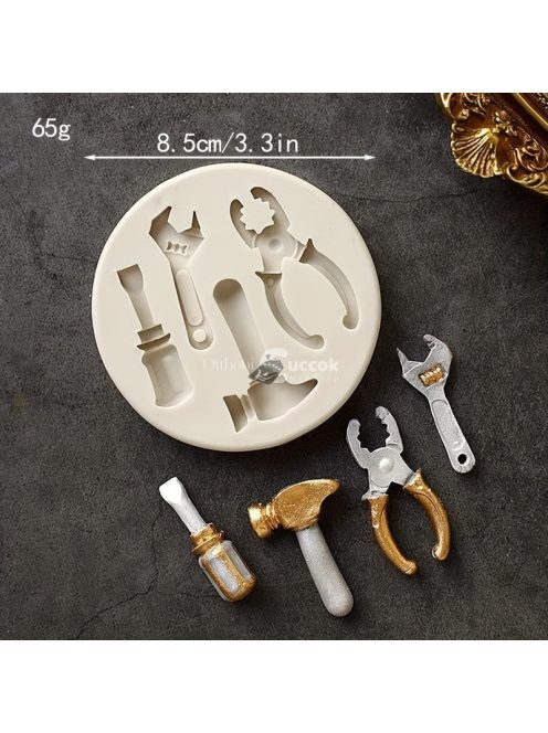 Steam Punk csokoládéforma - 3D kalapácsok, fogók, csapok és egyebek