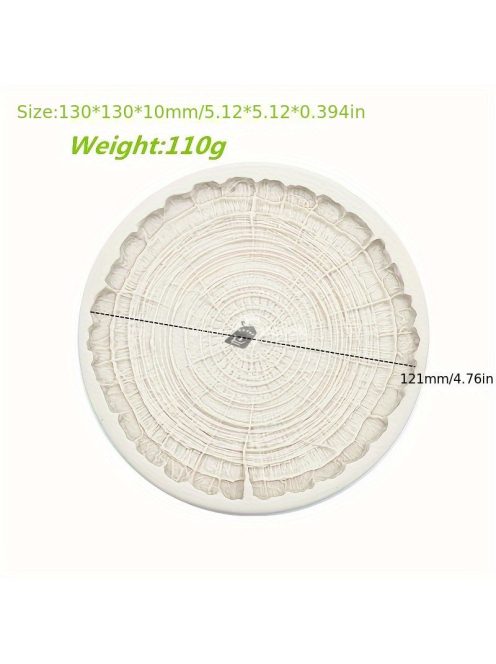 Szilikon fa gyűrű fondant forma