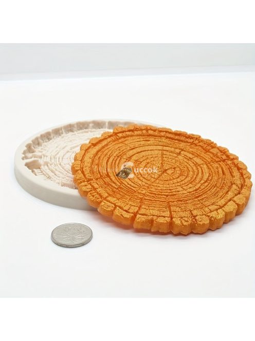 Szilikon fa gyűrű fondant forma