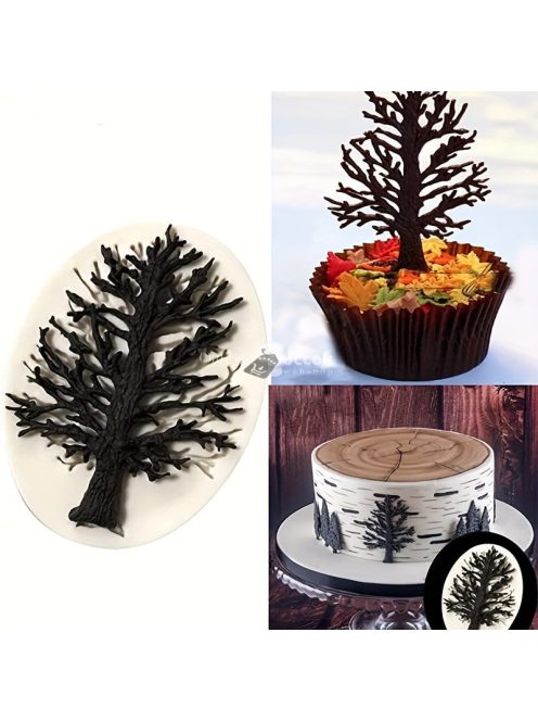 2 darab, fa csokoládé formák, szilikon formák