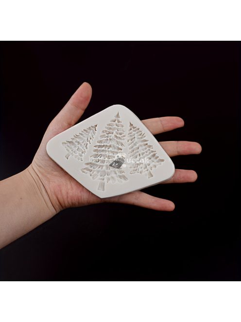 2 darab, fa csokoládé formák, szilikon formák