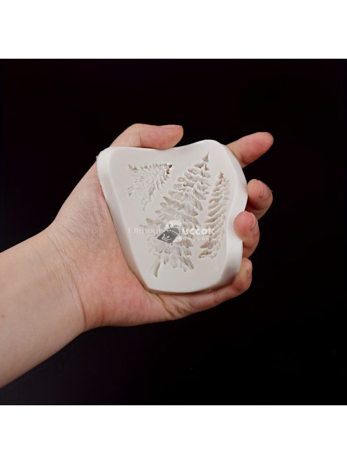 2 darab, fa csokoládé formák, szilikon formák